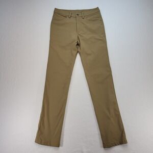 Lululemon Pants Mens 28x33 Tan ABC Pant Classic Athletic Commuter M5335S